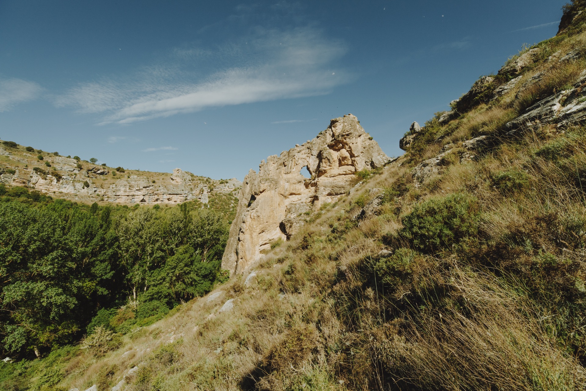 Rocky mountain landscape in the Western Algarve, Portugal